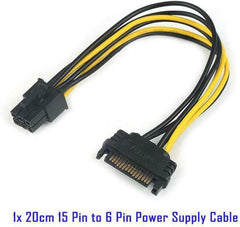 PCI-E Riser 1X do 16X GPU Extender – Adapter za Grafične Kartice z USB 3.0 in 6-Pin Priključkom