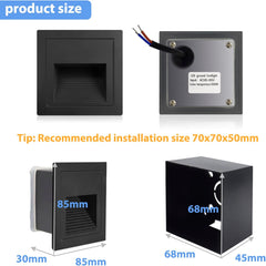 AROTELICHT Set 8 LED svetil Arotelicht za stopnice