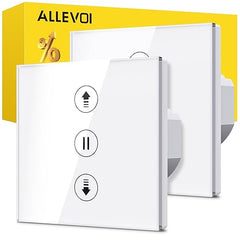 ALLEVOI set 2 pametnih WiFi stikal za rolete z glasovnim upravljanjem in aplikacijo
