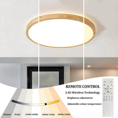 YYUTLUO 36 W Lesena zatemnitvena stropna LED svetilka z daljinskim upravljalnikom