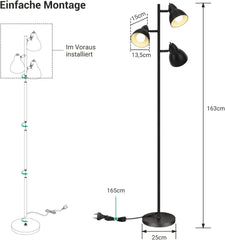 Nastavljiva Stoječa Vintage Svetilka