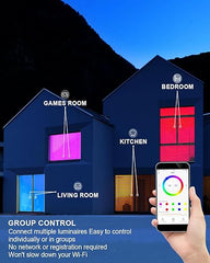 Pametni LED reflektor, stropni, 7W, RGB Barvno spreminjajoče