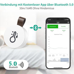 Bluetooth termometer in higrometer – komplet 3 kosov