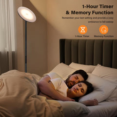 Sodobna LED stoječa svetilka z daljinskim upravljalnikom