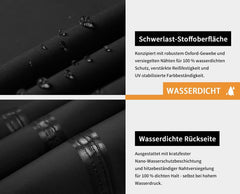 DOKON vodoodporna zaščitna prevleka za vrtno pohištvo v obliki črke L - 250 x 250 x 110 cm