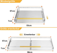 Raztegljiva Izvlečna Polica za Kuhinjske in Kopalniške Omarice