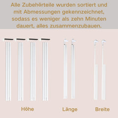 Posteljni Okvir za Baldahin s Štirimi Stebri - 150 x 200 cm