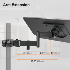 PUTORSEN nosilec za tipkovnico z montažo na drog