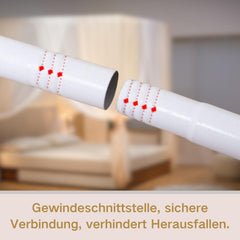 Posteljni Okvir za Baldahin s Štirimi Stebri - 150 x 200 cm