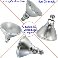 LED reflektor E27 PAR38, 15 W hladna bela svetloba, 2 kosa