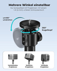 Projektorsko stojalo z nastavljivo glavo in višino 88 cm