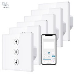 ALLEVOI set 6 pametnih WiFi stikal za rolete z glasovnim upravlanjem in aplikacijo