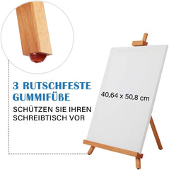 Namizno Slikarsko Stojalo iz Bukovega Lesa - 64cm