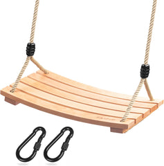 FASPUP Lesena gugalnica za otroke in odrasle do 100 kg