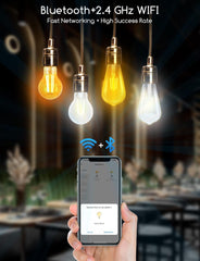 Retro Led Pametna Žarnica - 6 W, 806 LM (Komplet 6 Kosov)