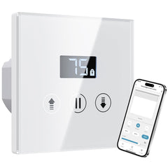 ALLEVOI pametno WiFi stikalo za rolete z LCD zaslonom in aplikacijo