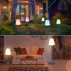 Brezžična LED Talna Svetilka za Zunaj in Notranjost