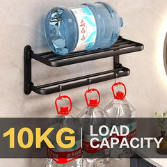 Stensko aluminijasto držalo za brisače z dvema vodiloma, 58 cm