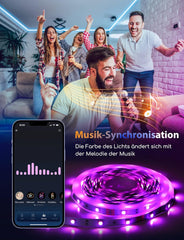 Pametni 10 m RGB LED trak z IR daljincem, 24W