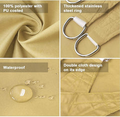 DRIPEX pravokotno vodoodporno senčno jadro - 4x 5 m