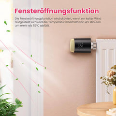 Pametni WiFi Termostat za Radiatorje Združljiv z Alexo in Google Home