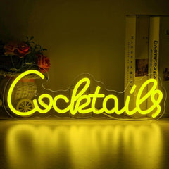 Cocktails Neon Napis