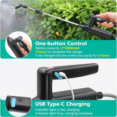 SYLSTAR Električna razpršilka za zalivanje, pletje in gnojenje - 5 L