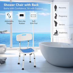 CAREBODA ergonomski tuš stol z nastavljivo višino