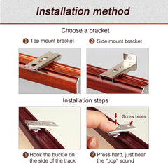 Lesena Zavesa z Biseri za Vrata iz Bambusa - 90 x 200 cm