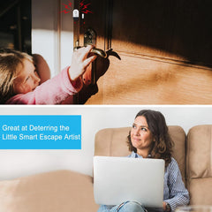 Brezžični senzor za vrata in okna z alarmom 120 dB - 4 kosi