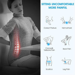 Ortopedska blazina iz spominske pene za udobje in lajšanje bolečin