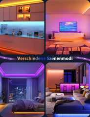 Pametni 10 m RGB LED trak z IR daljincem, 24W