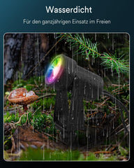 RGBW+IC Pametna zunanje svetilke, IP65, 4 kos