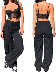 Ženske Raztegljive Baggy Cargo Hlače