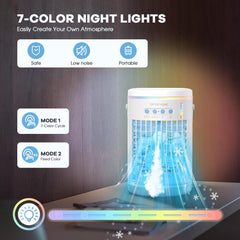 Prenosna hladilna naprava 4 v 1 z daljinskim upravljalnikom