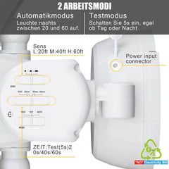 Sončni Reflektor za Zunanjo Uporabo z Gibljivim Senzorjem