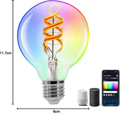 Pametna RGBW LED Žarnica Združljiva z Alexa in Google Home - 4,9 W 420 LM