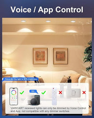 Pametni LED reflektor, stropni, 7W, RGB Barvno spreminjajoče