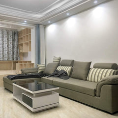 Set 20 LED vgradnih okvirjev GU10, mat bela, 90mm