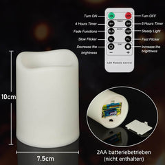 6x LED Sveče z Daljinskim Upravljalnikom