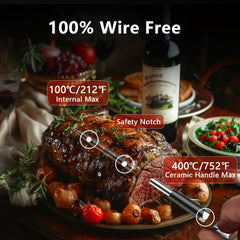 BFOUR brezžični termometer za meso z Bluetooth povezavo in aplikacijo