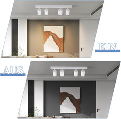 LED stropna svetilka s 4 vrtljivimi reflektorji