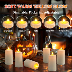 LED sveče z upravljalnikom in časovnikom XL