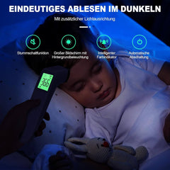 VIPROUD brezstični infrardeči termometer za čelo z LCD zaslonom