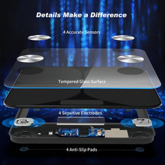 Bluetooth Digitalna Tehtnica z aplikacijo, 13 meritev, do 180kg, neomejeno število uporabnikov