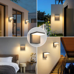 Zunanja LED stenska svetilka s toplim belim sijem
