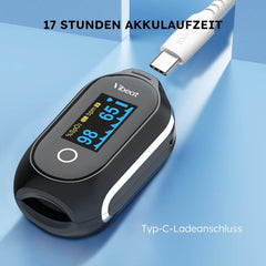 VIBEAT Bluetooth pulzni oksimeter z neprekinjim spremljanjem SpO₂