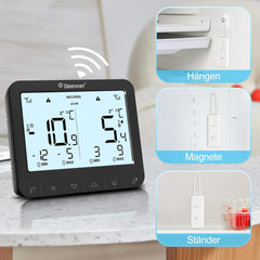 GEEVON brezžični termometer za hladilnik z 2 senzorjema