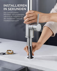 Visokotlačna Kuhinjska Pipa s Tušem, 360° Vrtljiva