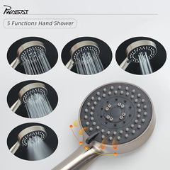 Stenska kadna armatura s prho in 90° izlivom